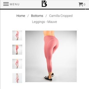 Buff Bunny Mauve Camilla Cropped Capri